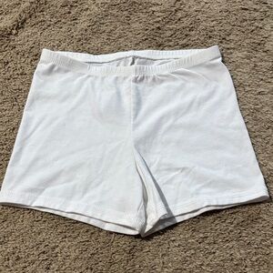 Old Navy White Girls' Bike Shorts